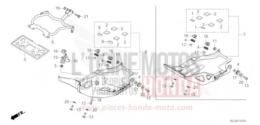 SKID PLATE CRF1100AP de 2023